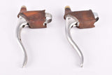 Universal Mod. 61 Brake Lever Set with brown hoods from the 1960s