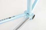 Rossin Super Record frame 49 cm (c-t) / 47.5 cm (c-c) with Columbus SLX Tubing in light blue and chrome