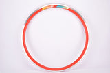 NOS Rigida DP 22 Ultimate Power (UP) red high profile aero MTB Clincher single Rim in 26"/559x16mm with 32 holes from the 1980s - 2000s