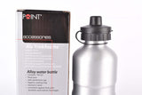 Point water bottle, alu, silver
