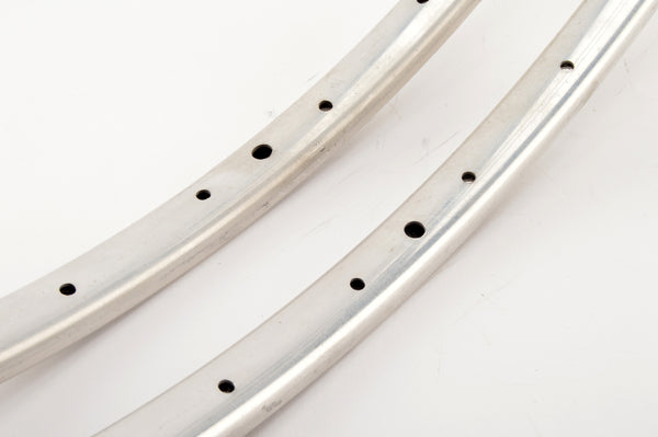 NEW unlabeled silver Tubular Rims 700c/622mm with 36 holes from the 1980s NOS