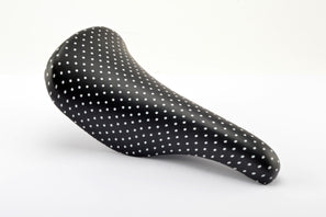 NEW Selle San Marco black (white dots) Concor Saddle from the 1980s NOS