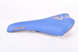NOS Blue & Orange Pinarello labled Selle Italia XO Saddle from the 2000s