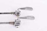 Campagnolo quick release set Record and Super Record, #1001/3 and #1006/8 front and rear Skewer from the 1970s - 80s