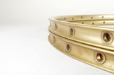 NEW FIR Sirius gold anodized tubular Rims 700c/622mm with 36 holes from the 1980s NOS