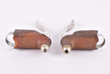 Universal Mod. 61 Brake Lever Set with brown hoods from the 1960s
