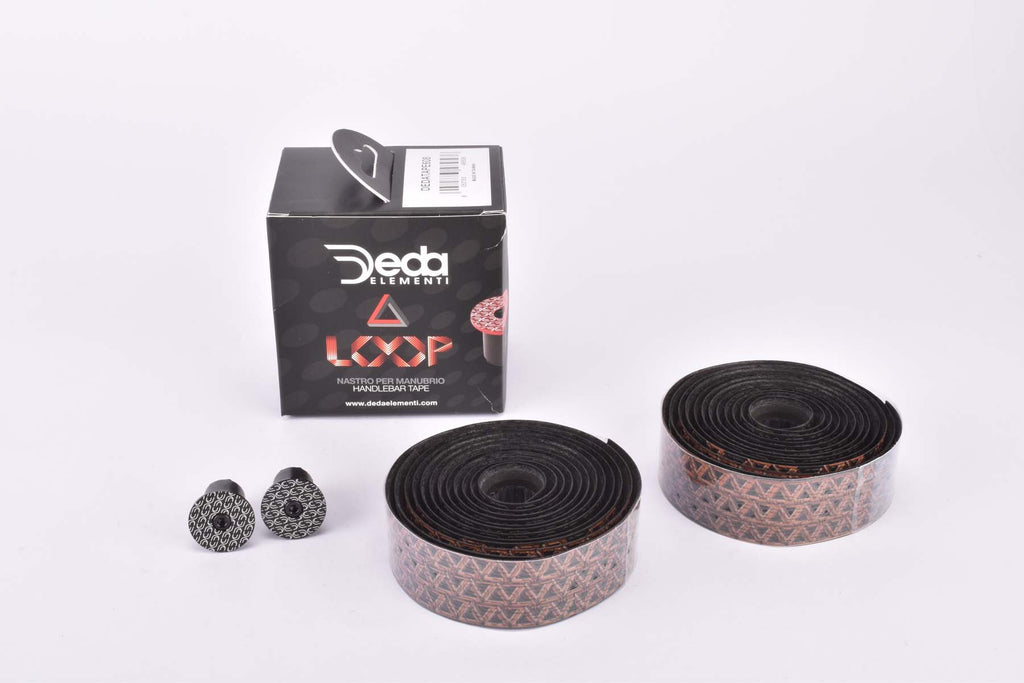 Deda Loop #DEDATAPE608 black and brown handlebar tape –