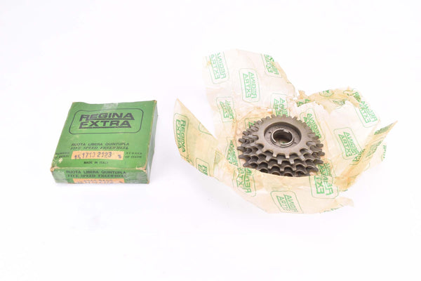 NOS/NIB Regina Extra 5-speed Freewheel with 15-23 teeth and italian  thread from the 1970s