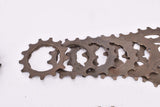 Bunch of NOS Shimano 7-speed and 8-speed Hyperglide (HG) Cogs / Cassette Sprockets with various teeth and finish from the 1990s / 2000s