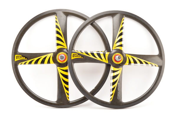 4 spoke Corima Carbon 28" clincher Wheelset from the 1990s