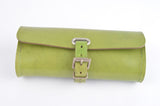 NEW Brooks Challenge Leather Saddle Seat Bag in green from the 2010s