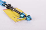 NOS Profex blue anodized light weight  quick release set, front and rear Skewer from the 1990s