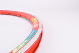NOS Rigida DP 22 Ultimate Power (UP) red high profile aero MTB Clincher single Rim in 26"/559x16mm with 36 holes from the 1980s - 2000s