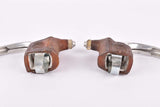 Universal Mod. 61 Brake Lever Set with brown hoods from the 1960s