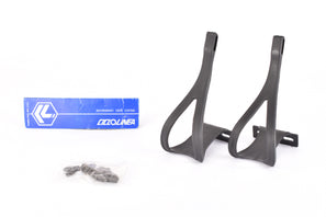 NOS Ciclolinea lightweight plastic toeclips in size Medium from the 1980s