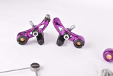 NOS purple anodized Tektro Cantilever Brake Set from the 1990s