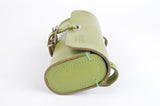NEW Brooks Challenge Leather Saddle Seat Bag in green from the 2010s