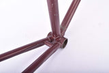 Purple Superia Apollo(??) vintage road bike frame in 60 cm (c-t) / 58.5 cm (c-c) with Ishiwata 022 Speed Gallant tubing from 1978 / 1979