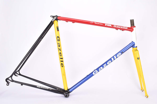 Gazelle Team Bike Team TVM-Gazelle vintage road bike frame set in 56.5 cm (c-t) / 55 cm (c-c) with Reynolds 531 Competiton tubing from 1996