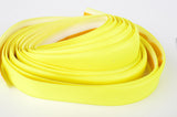 NOS/NIB 3ttt neon-yellow handlebar tape with silver end plugs from the 1980s