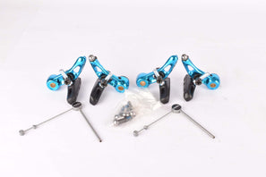 NOS blue anodized Tektro Cantilever Brake Set from the 1990s