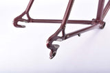 Purple Superia Apollo(??) vintage road bike frame in 60 cm (c-t) / 58.5 cm (c-c) with Ishiwata 022 Speed Gallant tubing from 1978 / 1979