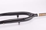 28" Black Trekking Steel Fork with Eyelets for Fenders and Low Rider