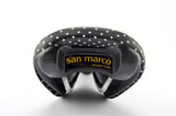 NEW Selle San Marco black (white dots) Concor Saddle from the 1980s NOS