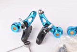 NOS blue anodized Tektro Cantilever Brake Set from the 1990s