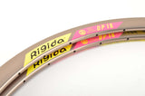 NEW Rigida DP18 dark anodized clincher Rims 700c/622mm with 32 holes from the 1980s NOS