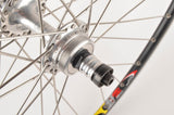 Wheelset with Rodi Wegal clincher rims and Campagnolo Chorus #722/101 hubs from 1980s