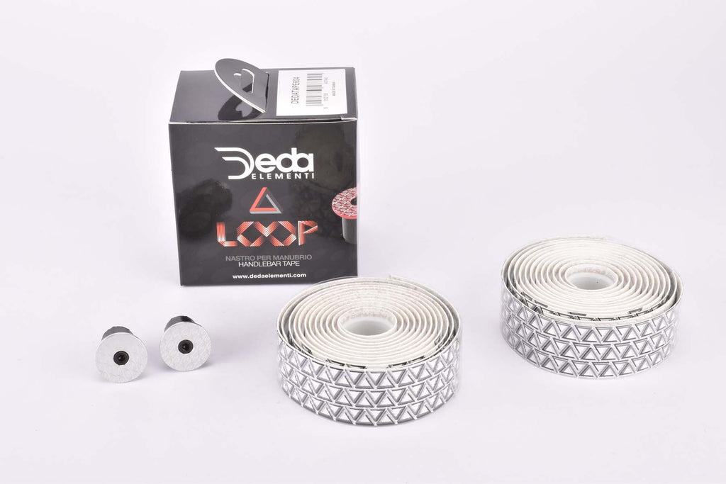 Deda Loop #DEDATAPE604 white and black handlebar tape Deda Loop #DEDATAPE604 white and black handlebar tape