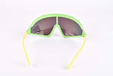 NOS yellow/green Cycling Eyewear with Poly Carbon Lenses from the 1980s