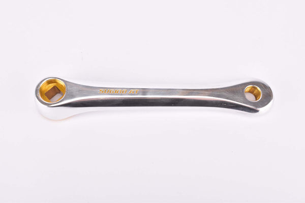 NOS golden anodized Sugino AT left crank arm with 170 length from the 1980s
