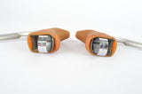 Campagnolo Record #2030 brake lever set with brown hoods from the 1980s