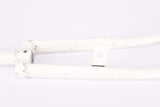 NOS 28" White Steel Fork with Eyelets for Fenders and Braze-on for a Dynamo