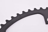 NOS black anodized Gipiemme Azzurro Chainring with 52 teeth and 144 mm BCD from the 1980s