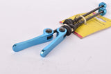NOS Profex blue anodized light weight  quick release set, front and rear Skewer from the 1990s