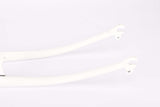 NOS 28" White Steel Fork with Eyelets for Fenders and Braze-on for a Dynamo