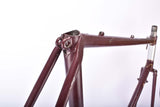 Purple Superia Apollo(??) vintage road bike frame in 60 cm (c-t) / 58.5 cm (c-c) with Ishiwata 022 Speed Gallant tubing from 1978 / 1979