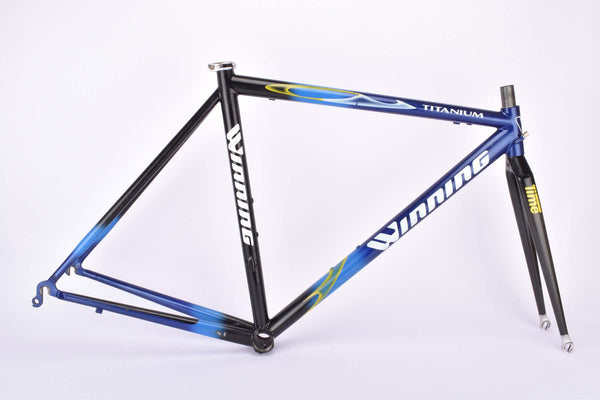 Winning Titanium frame in 51 cm (c-t) / 48 cm (c-c) with Titan tubing from the 1990s