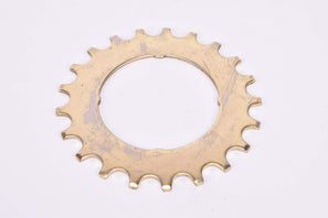 NOS Suntour Pro Compe #A (#5) 5-speed and 6-speed Cog, golden steel Freewheel Sprocket with 21 teeth from the 1970s - 1980s