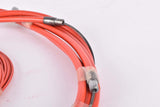 NOS red Brake and Gear Shifting Cable Set for front and rear brake and dreailleur from the 1970s / 80s
