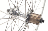 Wheelset with Wolber Super Champion Gentelman GTA clincher rims and Shimano 105 #1050 #1051 hubs from the 1980s