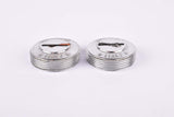 Silver Gipiemme plastic crank set dust caps