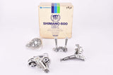 NOS/NIB Shimano 600 EX Arabesque #6200 Racing 10-speed Shifting Group Set (#RD-6200, #FD-6200 and #SL-6200) from the 1970s / 1980s