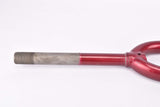 28" Dark Red Trekking Steel Fork with Eyelets for Fenders and Rack