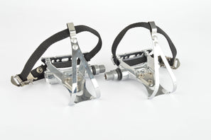 NOS HTI pedals including toeclips and straps from 1990s