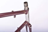 Purple Superia Apollo(??) vintage road bike frame in 60 cm (c-t) / 58.5 cm (c-c) with Ishiwata 022 Speed Gallant tubing from 1978 / 1979