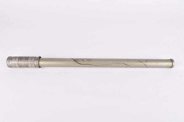 Silca Esport Milano "Cicli Trevisio Grigoletto" grey Bike Pump in 380-420 mm from the 1960s - defect!
